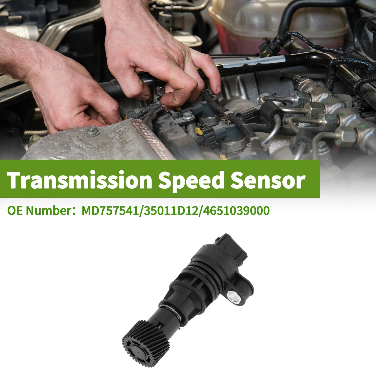 1 Pc Transmission Speed Sensor MD757541 for Mitsubishi Lancer (2002–2007)