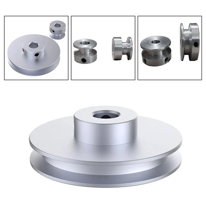 80mm Aluminum VGroove Pulley for 6mm Belt Width (Compatible)