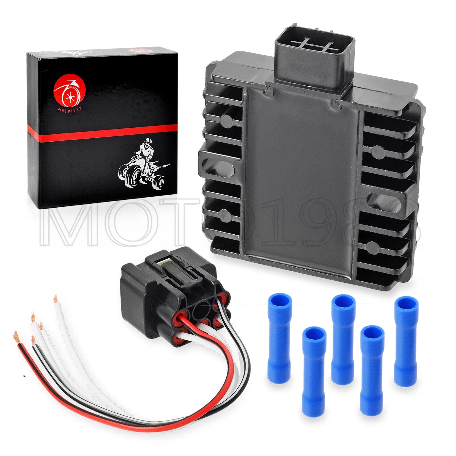 Voltage Regulator Rectifier & Plug for Yamaha YFM660 Grizzly 660 (2002–2008)