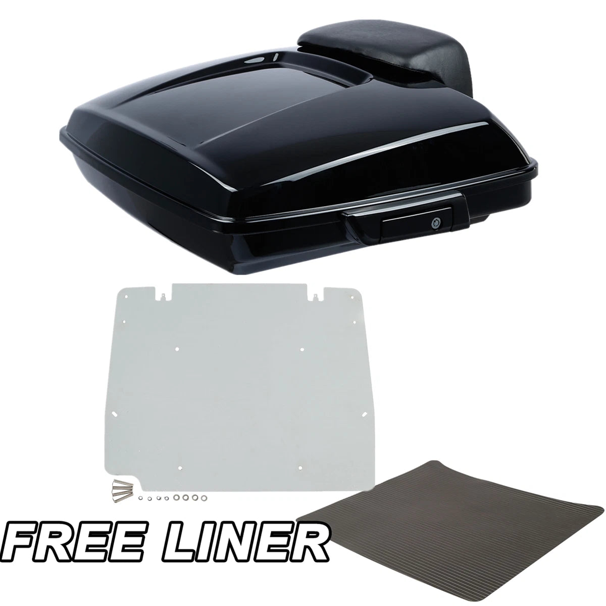 Razo Trunk Backrest Pad & Base Plate for Harley Touring Electra Glide (2014–2026)