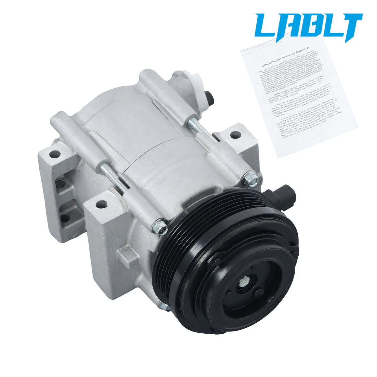 AC Compressor for Ford E-150 E-250 E-350 E-450 Mustang 4.6L 5.4L (1992–2021)