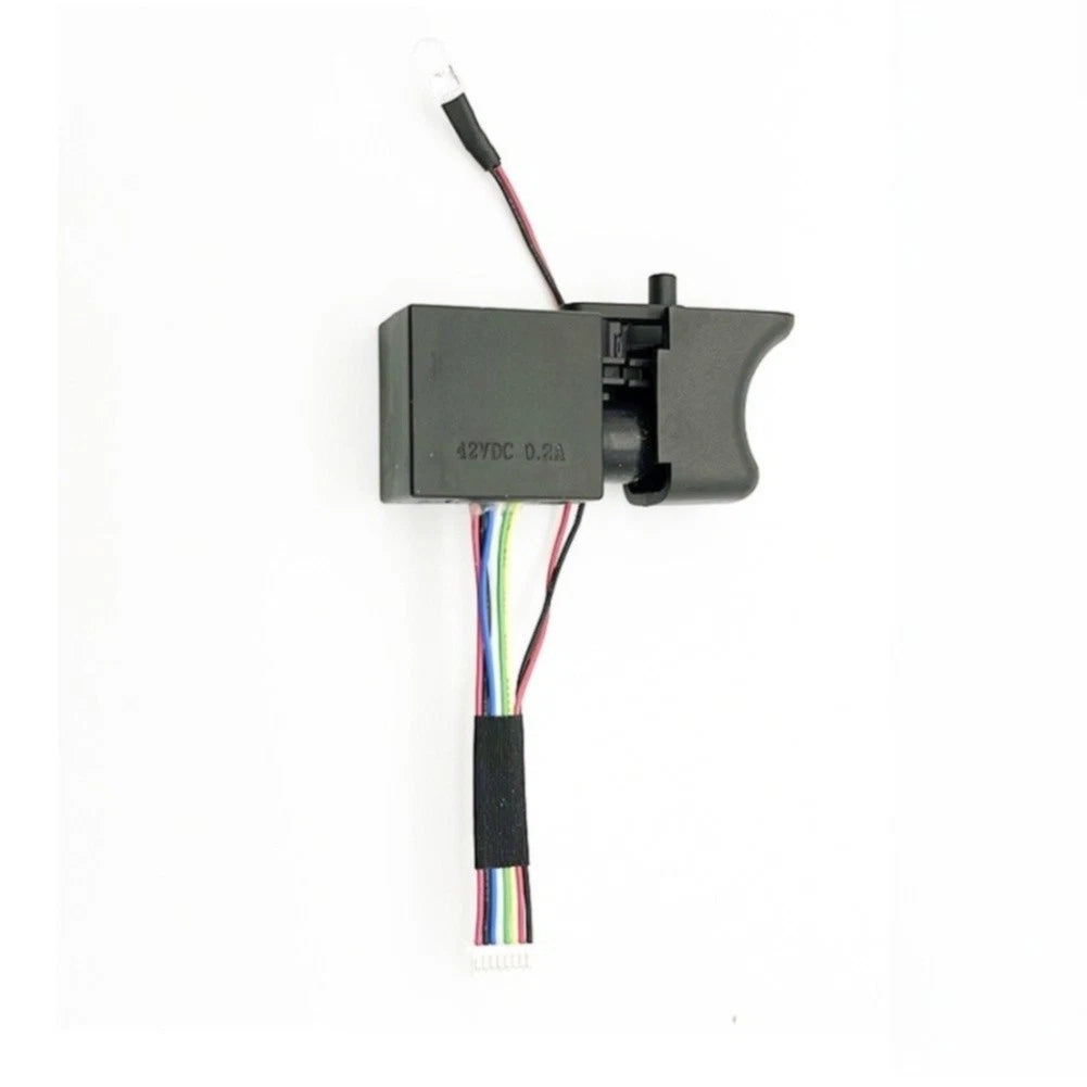 8-Wire LED Trigger Switch for Brushless Drills (12V, 16.8V)