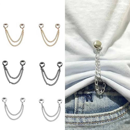 6PCS Magnetic Shirt Clips for Secure Clothing Length Changes