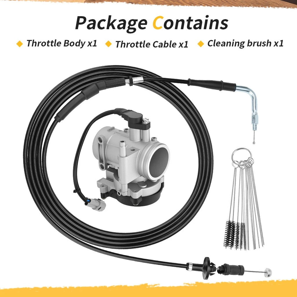 Throttle Body & Throttle Cable for Polaris Ranger Crew 700 (2008–2009) 2203925 7081465