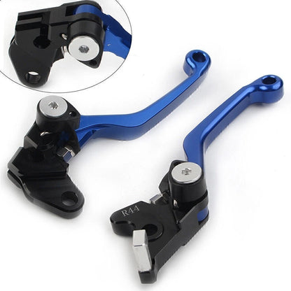 Pivot Brake Clutch Lever for Kawasaki KLX250 D-Tracker (1993–1997) Blue