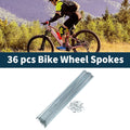 Bicycle Spokes Nipple Set 45 Steel Galvanized Universal 13G 305mm