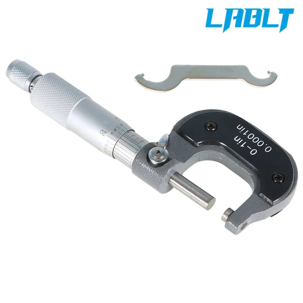 Outside Micrometer 0-1" Precision 0.0001" Carbide Tips for Machinists