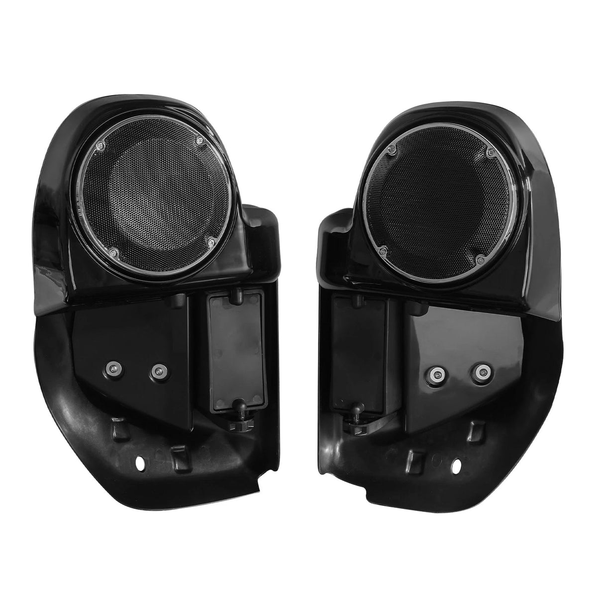 Lower Vented Fairings Speaker Pods for Harley Road Glide (2014–2024) Vivid Black