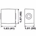 Zinc Anode + Bolt for Johnson Evinrude 0393023 (Replacement 436745)