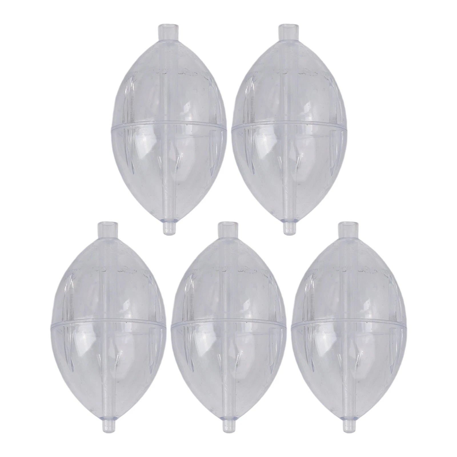 5pcs Transparent Fishing Floats for Enhanced Casting Techniques