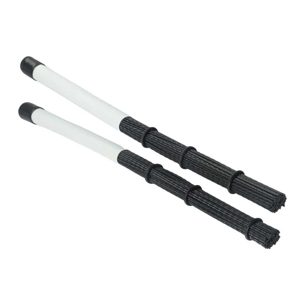 1 PC Percussion Drum Brush for Professional Use (36x5.1x4 cm) Black/White