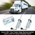Trailer Gate Spring Latch Lock Pin Quick Release 2PCS for Car (Universal)