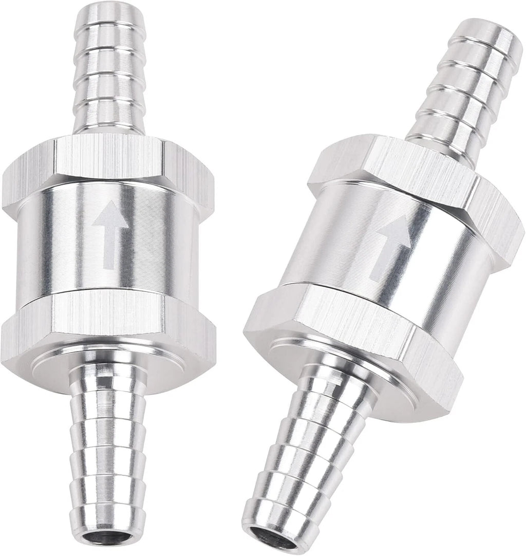 2X Fuel Check Valve for Diesel Gasoline 6mm OD (Inline Non Return)