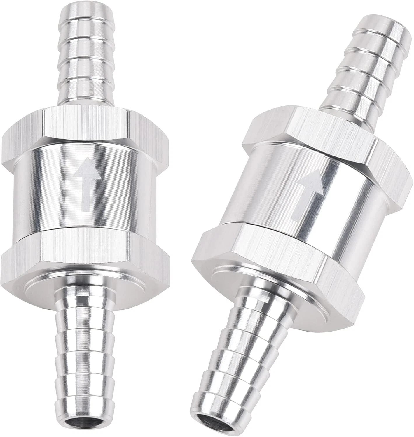 2X Fuel Check Valve for Diesel Gasoline 6mm OD (Inline Non Return)