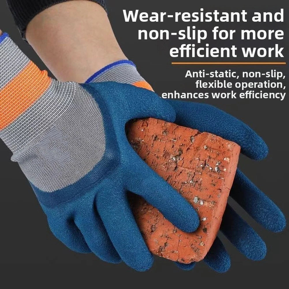 Anti Slip Rubber Foam Gloves for Tool Handling