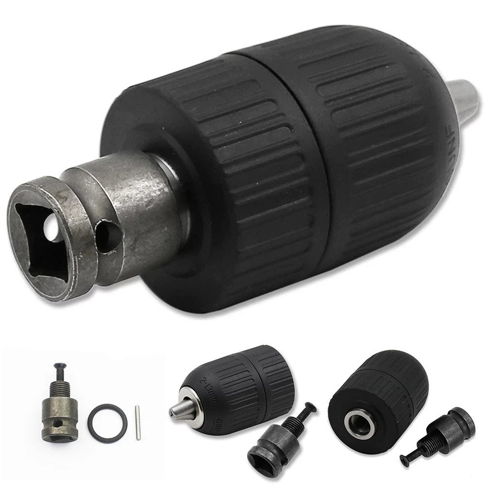 1/2-20UNF Keyless Rotary Adaptor for Drills (74x42mm, 13mm)