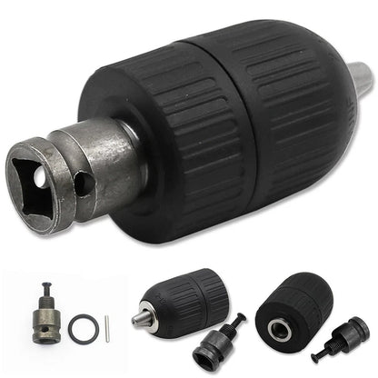 1/2-20UNF Keyless Rotary Adaptor for Drills (74x42mm, 13mm)