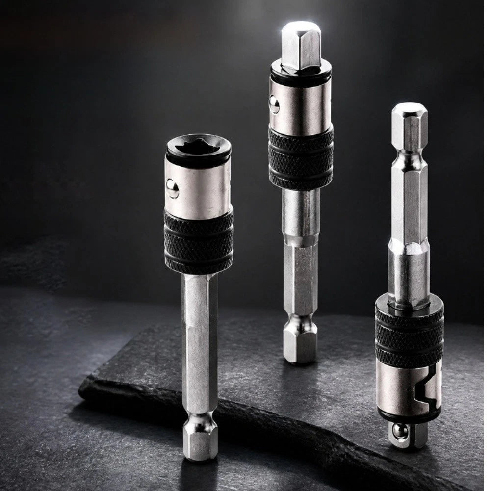 Drill Bit Extension Rod with 1/4 Hex Shank for Universal Use