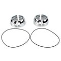 Set of 2 Chrome Fork Boot Covers for Harley Davidson FXD (2006–2017)