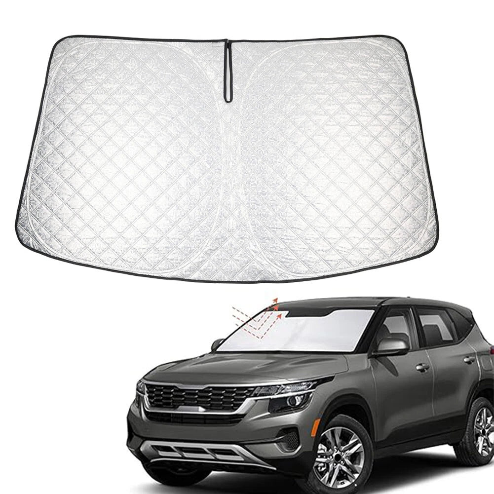 Foldable Windshield Sun Shade for Kia Seltos (2021–2025)