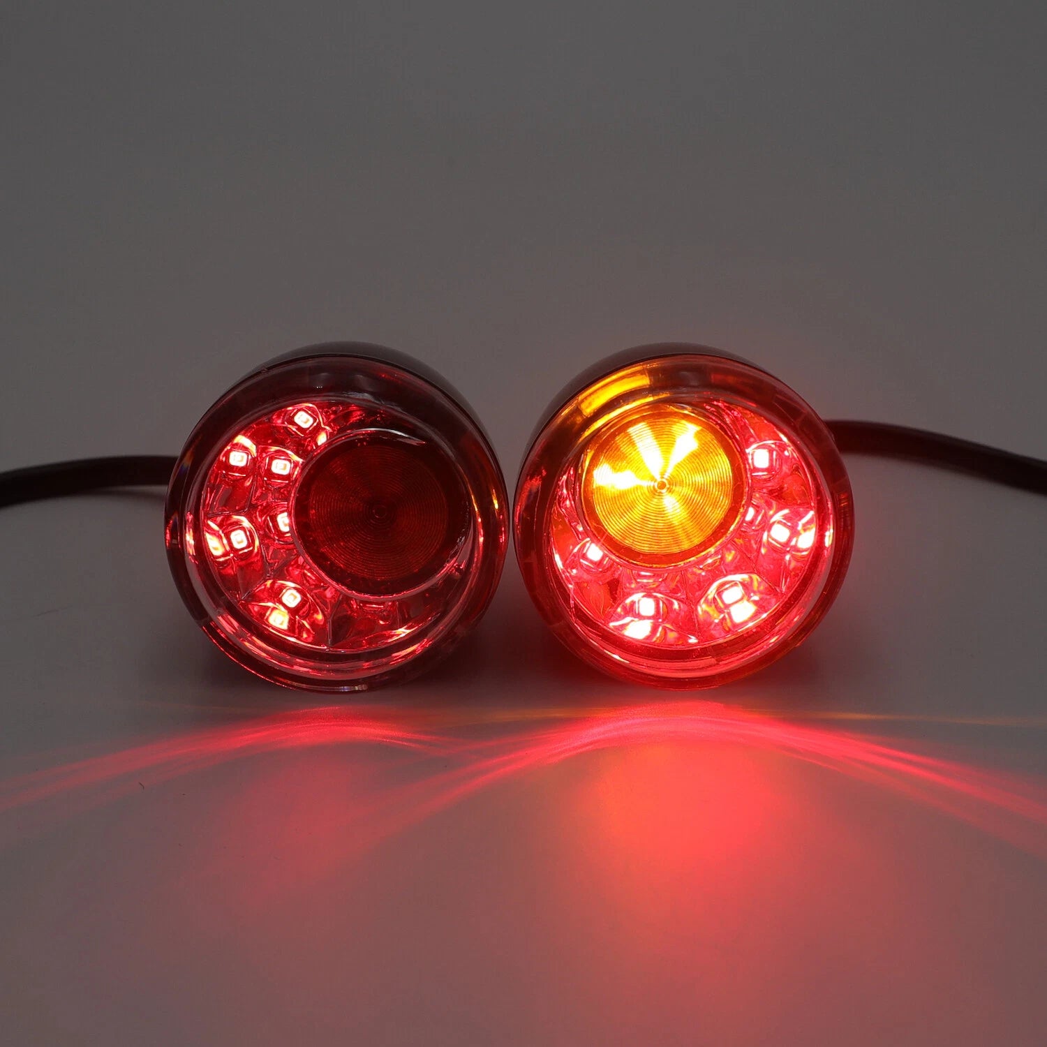 Rear LED Run Brake Turn Signal Indicator for Harley FXD FXDB FXDC (2002–2017)
