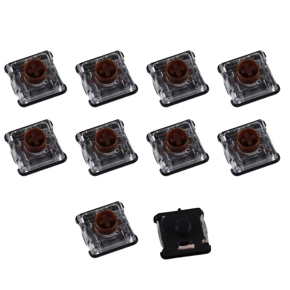 10 Pack Kailh Thin Switches 1353 Linear Tactile for Custom Keyboards