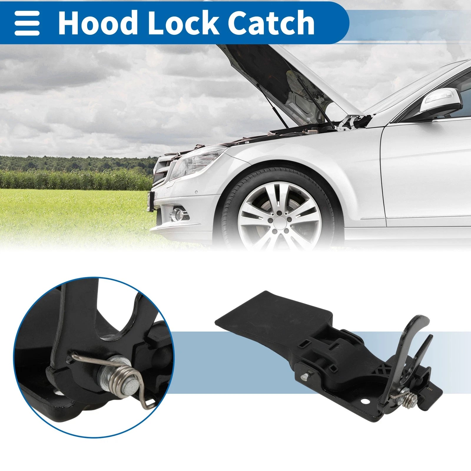 Hood Latch Assembly Replacement for Audi Q3 (2012–2018)