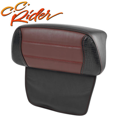 Passenger Chopped Razor Backrest for Harley Touring (2014–2024)