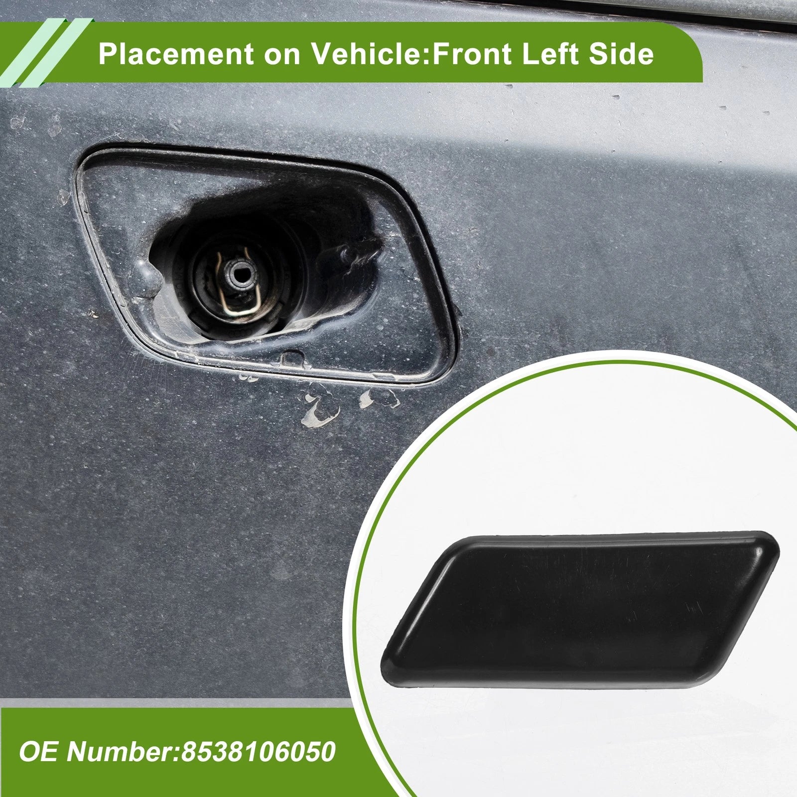 Front Left Washer Nozzle Cover Cap for Toyota Camry (2018–2024)