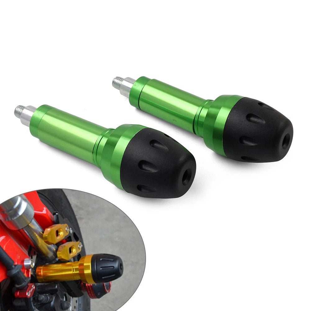 8MM 10MM Universal Motorcycle Exhaust Frame Slider Crash Protector Green