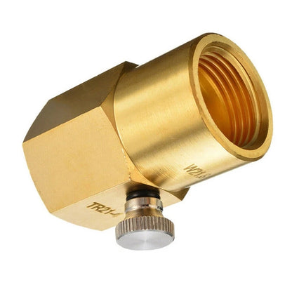 Cylinder Refill Adapter for SodaStream with Brass TR214 to CGA320 Connector