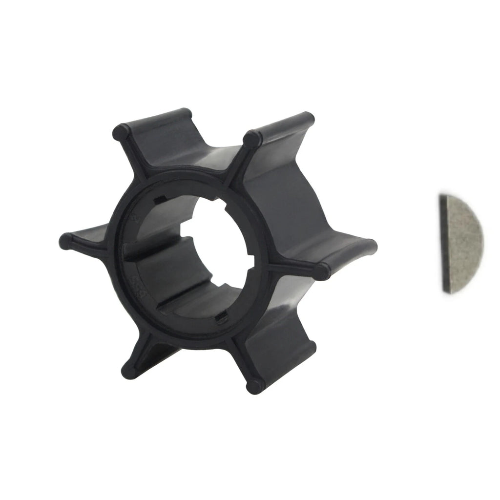 Water Pump Impeller with Key for Yamaha 2-Stroke 6hp 8hp Outboard (655-44352-09)