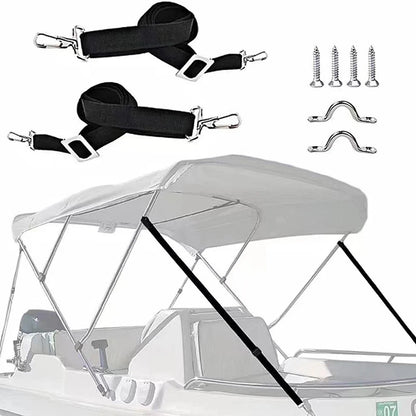 Adjustable Boat Top Straps with Double End Hook for Outdoor Activities