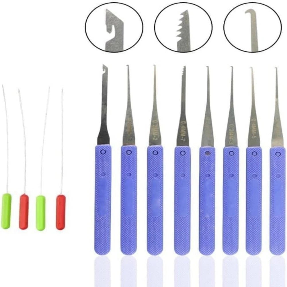 12 Piece Extractor Set for Keys and Taps (Stainless Steel)