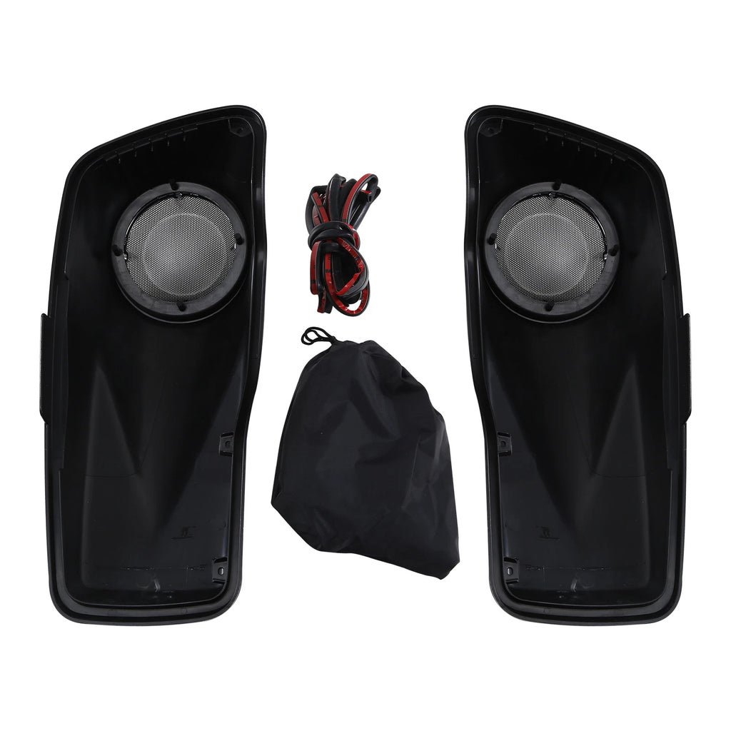 6.5" Saddlebag Speaker Lids for Harley Touring Electra Road Glide (2014–2024)