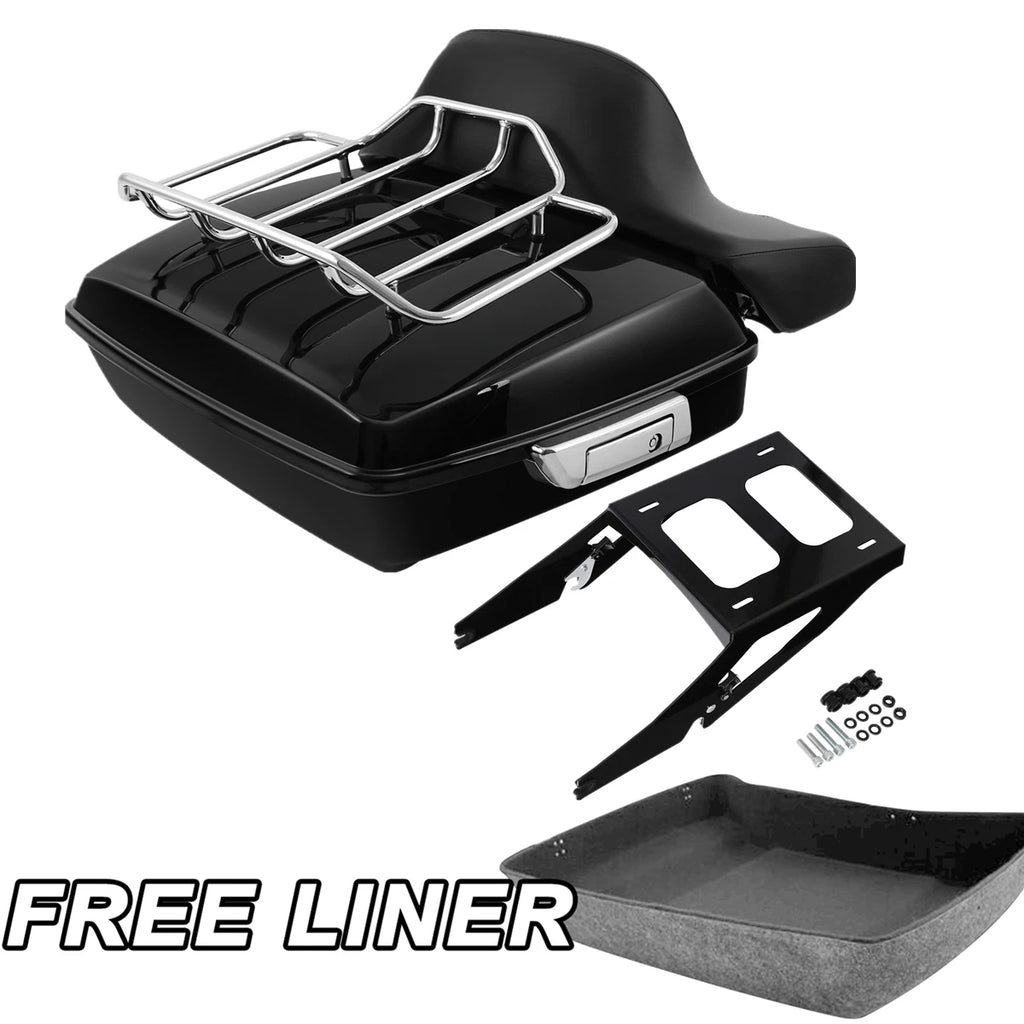 Chopped Trunk Backrest Pad for Harley Sport Glide FLSB (2018–2025)
