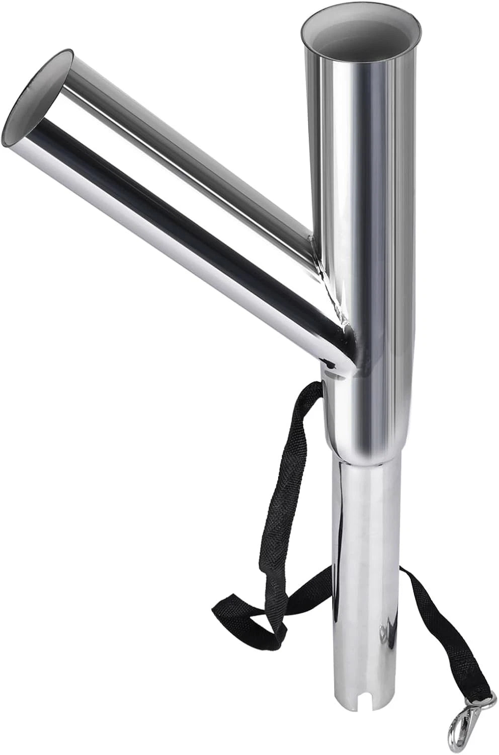 2Pcs Stainless Steel Outrigger Fishing Rod Holder 60° 90° for Universal Fit