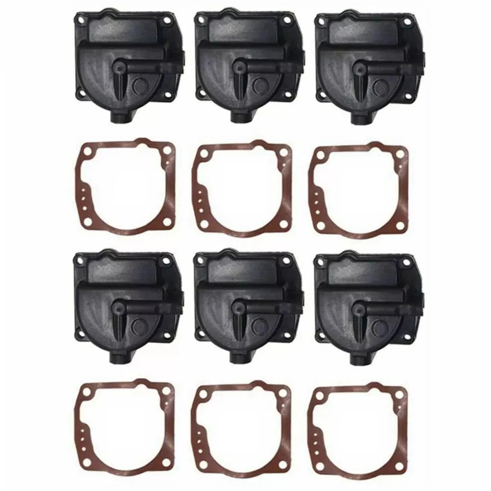Set of 6 Carburetor Float Bowl Chambers for Johnson Evinrude 433000 0433000