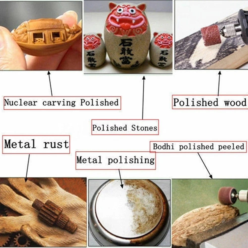 Sanding Drum Kit 102 Pcs for Electric Grinder
