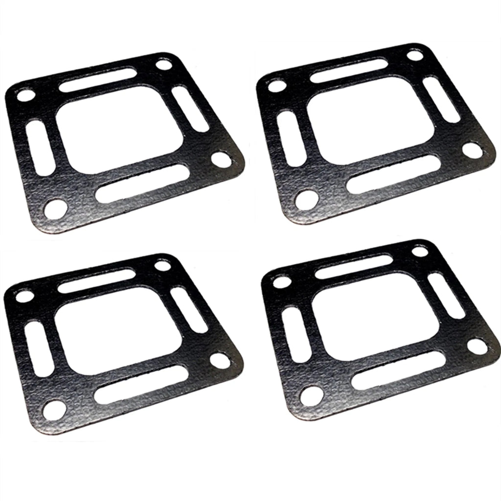 Set of 4 Exhaust Center Riser Elbow Manifold Gaskets for Mercruiser 4.3 5.0 5.7 350