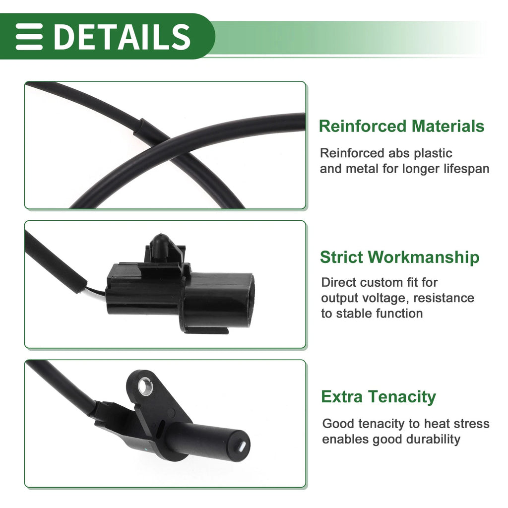 ABS Wheel Speed Sensor Front Replacement for Mitsubishi Space Runner (1991–1996)