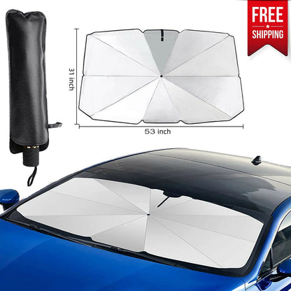 Foldable Windshield Sun Shade for Car (Universal Fit)