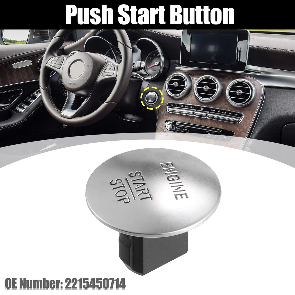 Engine Push Start Stop Button Cover OEM Replacement for Mercedes-Benz ML550 (2006–2011)
