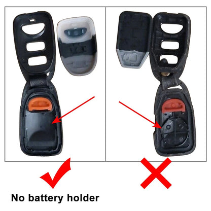 3 Button Remote Keychain Shell Case PG157 for Kia Sorento (2007–2010)