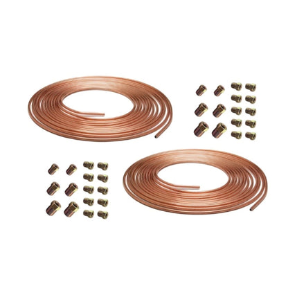 Brake Line Kit for - Flexible Tubing, Pre-attached Fittings