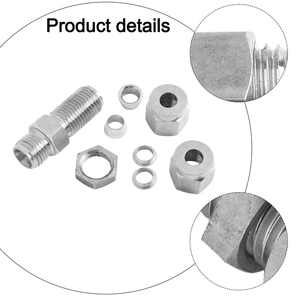 Heavy Duty Bulkhead Connector for 6mm Compression Fitting (Stainless Steel 304)