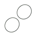 Set of 2 Lower Gearcase Propeller Shaft O-Ring Seal for Suzuki 09280-00047