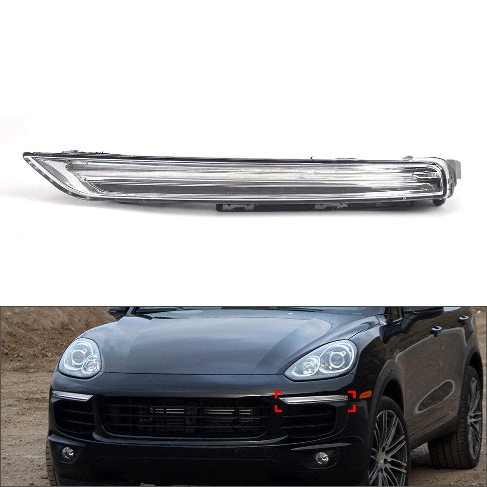 Left Side Daytime Running Light Fog Light for Porsche Cayenne 958 (2015–2018)