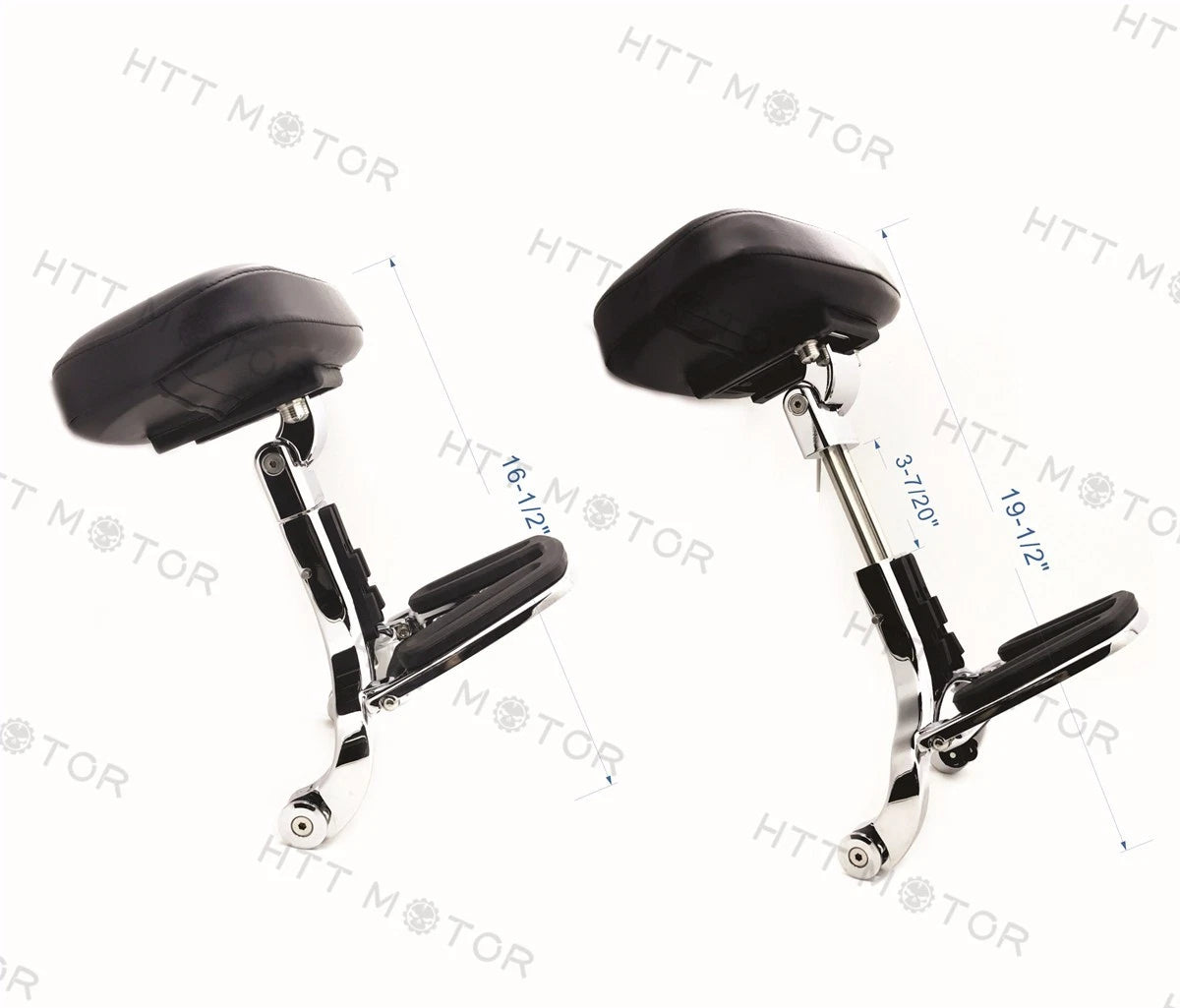 Chrome Back Rest for Harley Touring FLH FL (2014–2023)