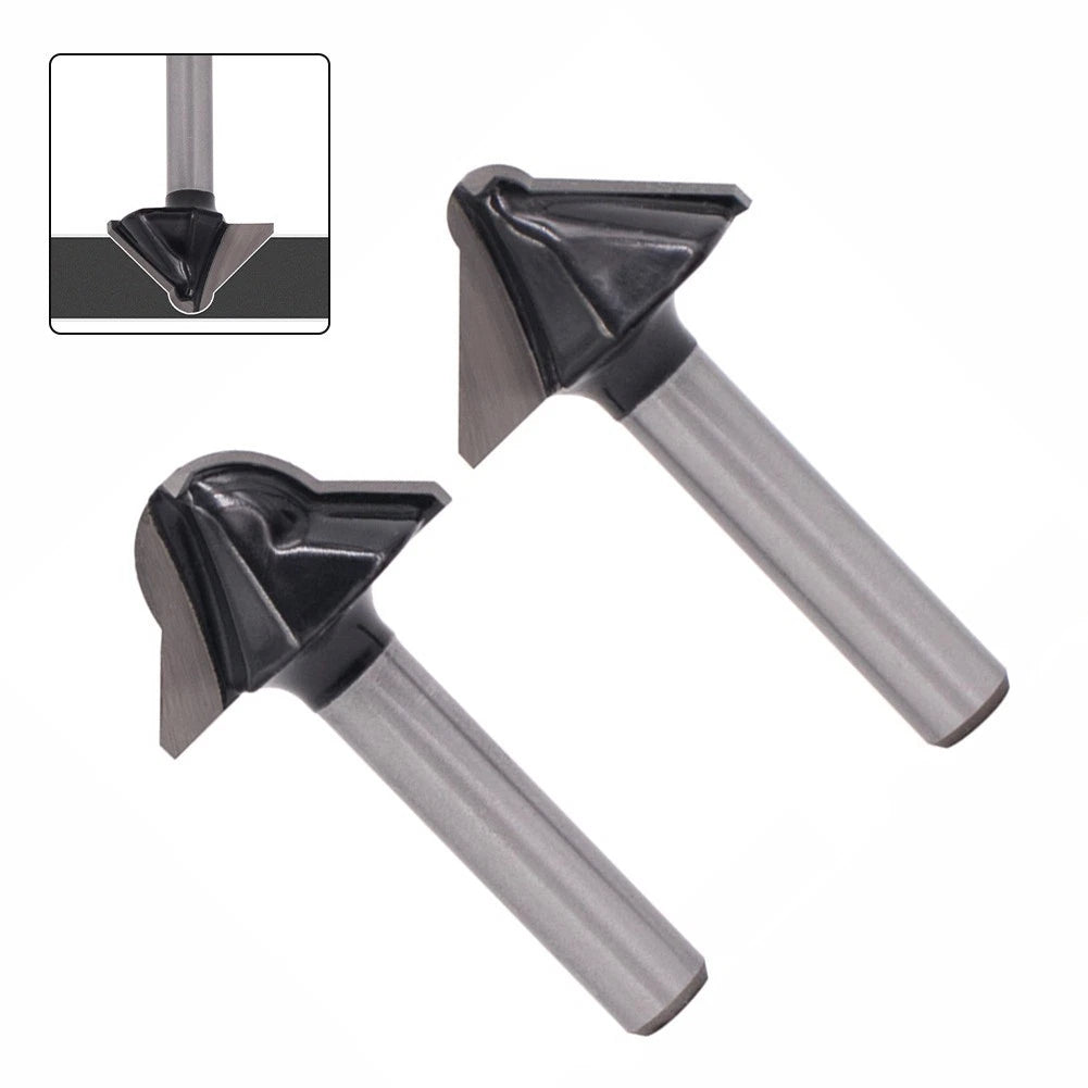90 Degree Round Bottom Milling Cutter for Woodworking Applications
